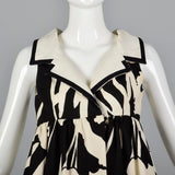Small-Medium Geoffrey Beene Black and White Mini Dress
