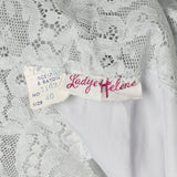 Medium 1940s Rayon Vintage Nightgown Boudoir Lingerie