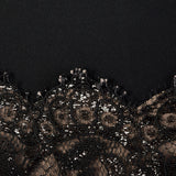 Small Bob Mackie 1990s  Black Mockneck Dress