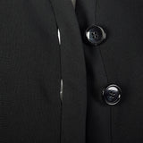 Small Charles Chang Lima Blazer Structural Minimalist Designer Black Jacket