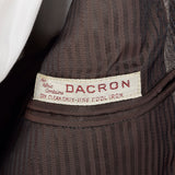 1950s Mens Gray and Charcoal Stripe Jacket