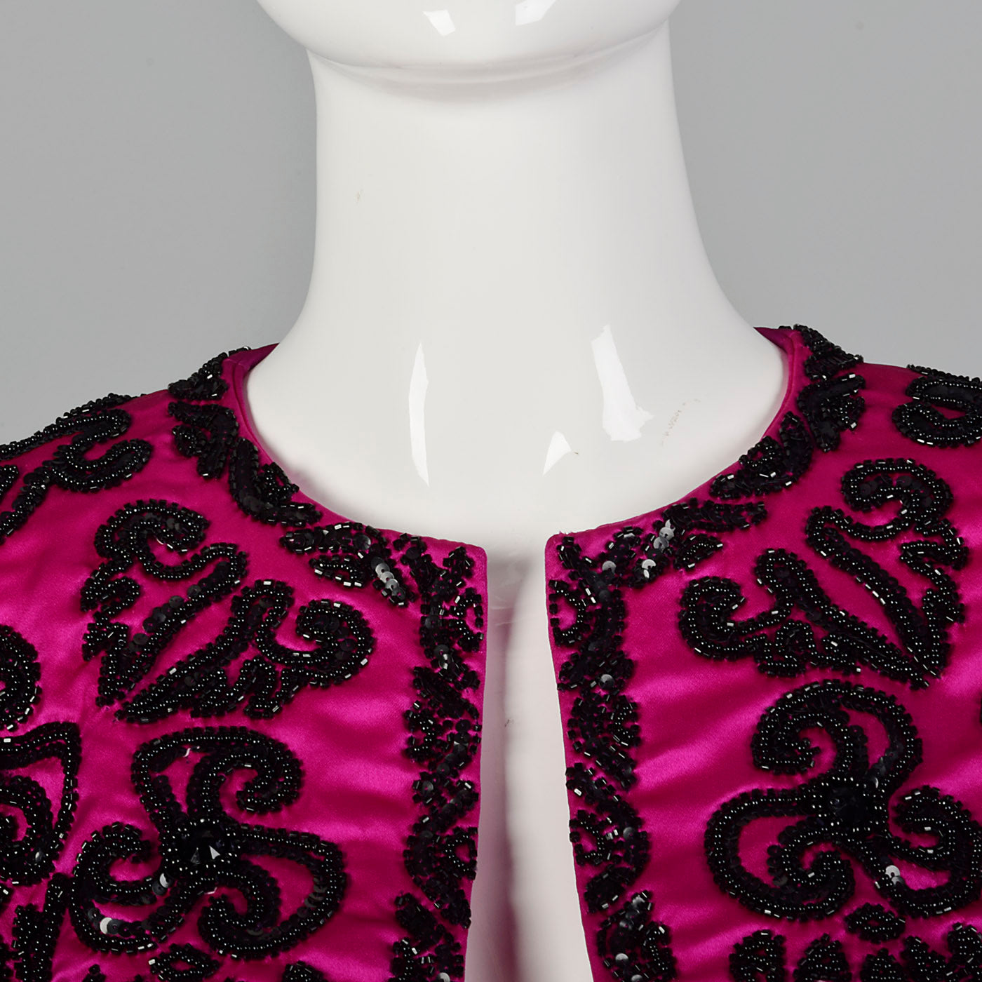 1980s Pilar Rossi Hot Pink Skirt Suit