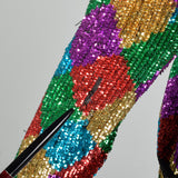 1990s Sequin Two Piece Skirt Set