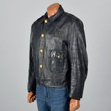 1950s Mens Chicago Police Leather Jacket
