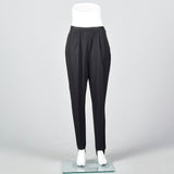 1960s Black Stirrup Pants