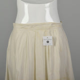 Medium 1900s Petticoat Cotton Skirt Victorian Lace