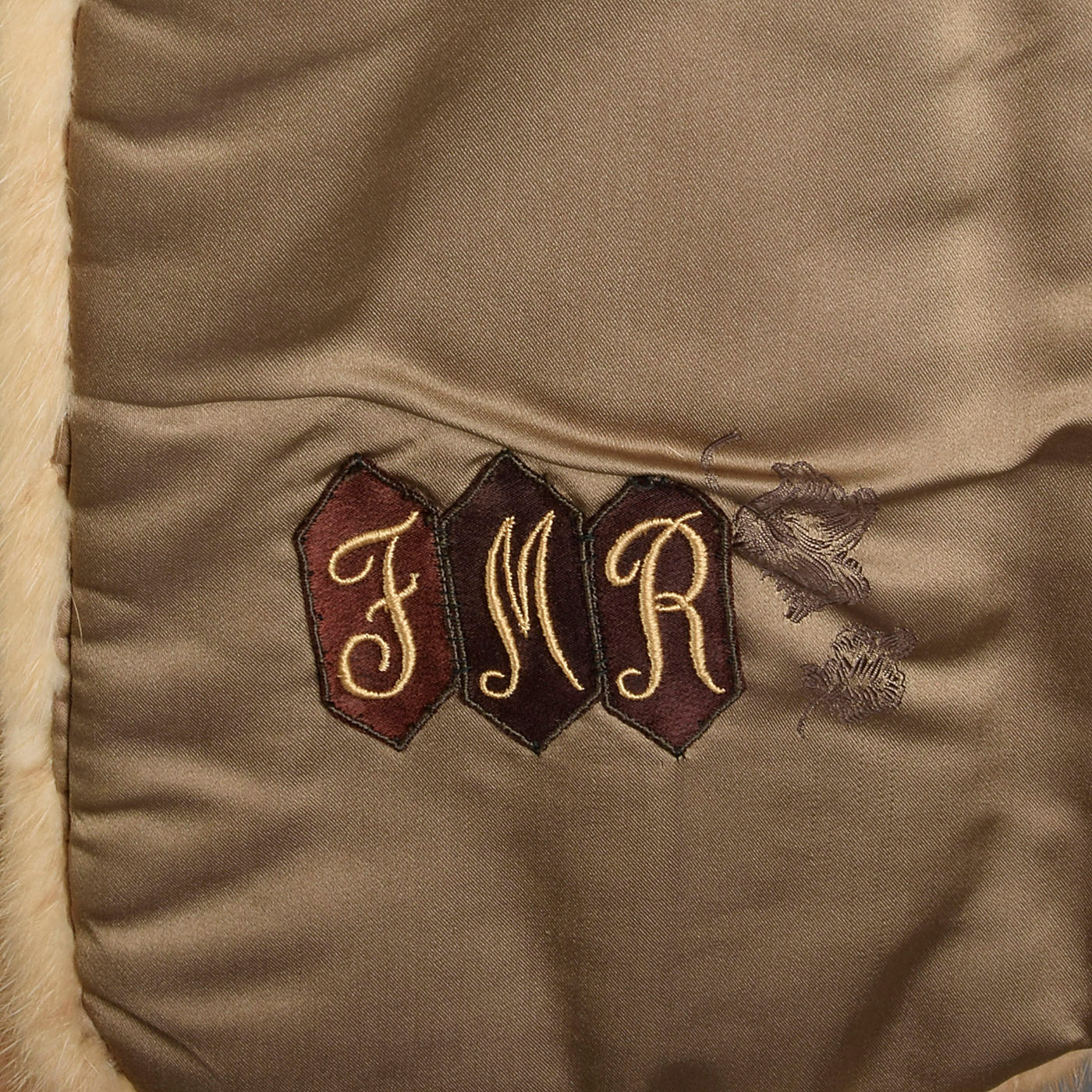 1950s Mink Stole with Pockets
