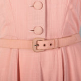 1950s Pink Day Dress with Matching Bolero