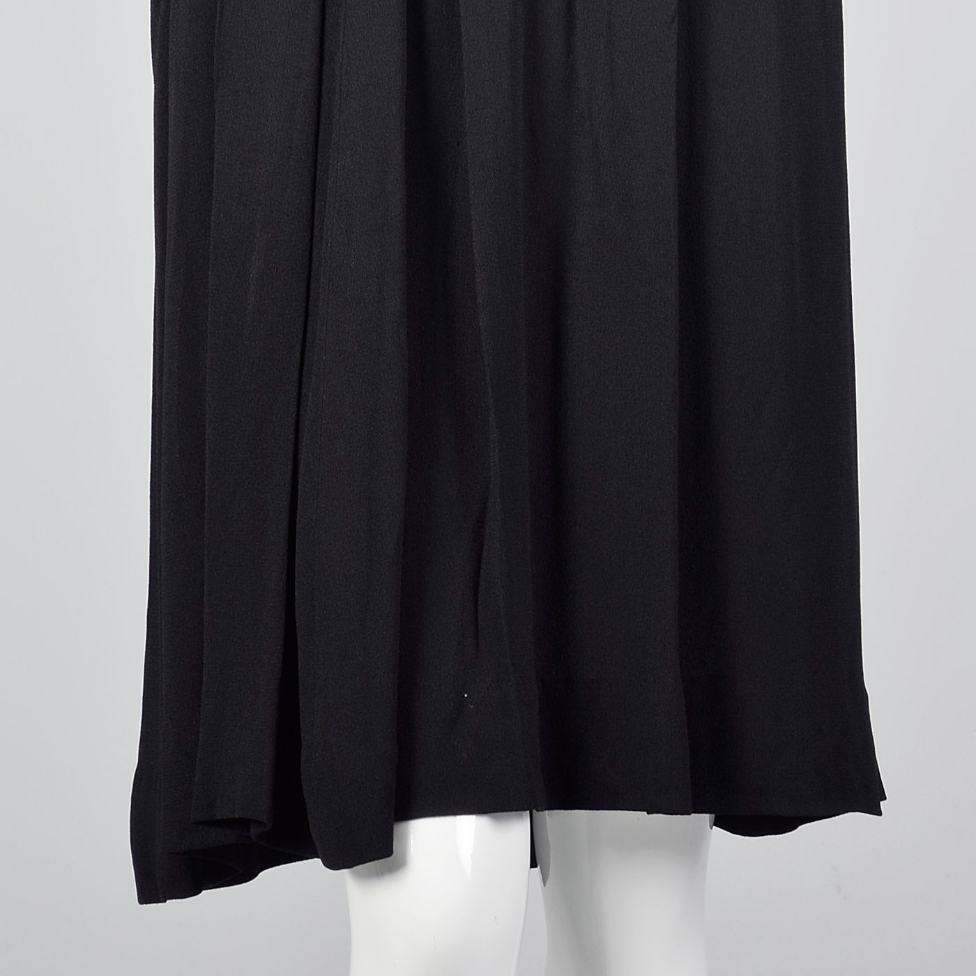 1930s Black Dress with Sequin and Mesh Detail