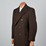 1970s Brown Double Breasted Coat