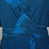 2000s Stella McCartney Blue Print Silk Dress