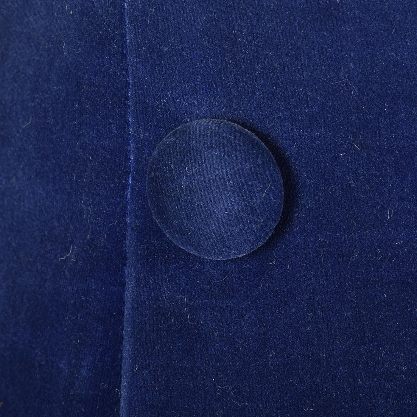 1940s Blue Velvet Princess Coat