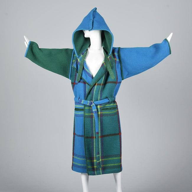 Jean Charles de Castelbajac Plaid Blanket Coat