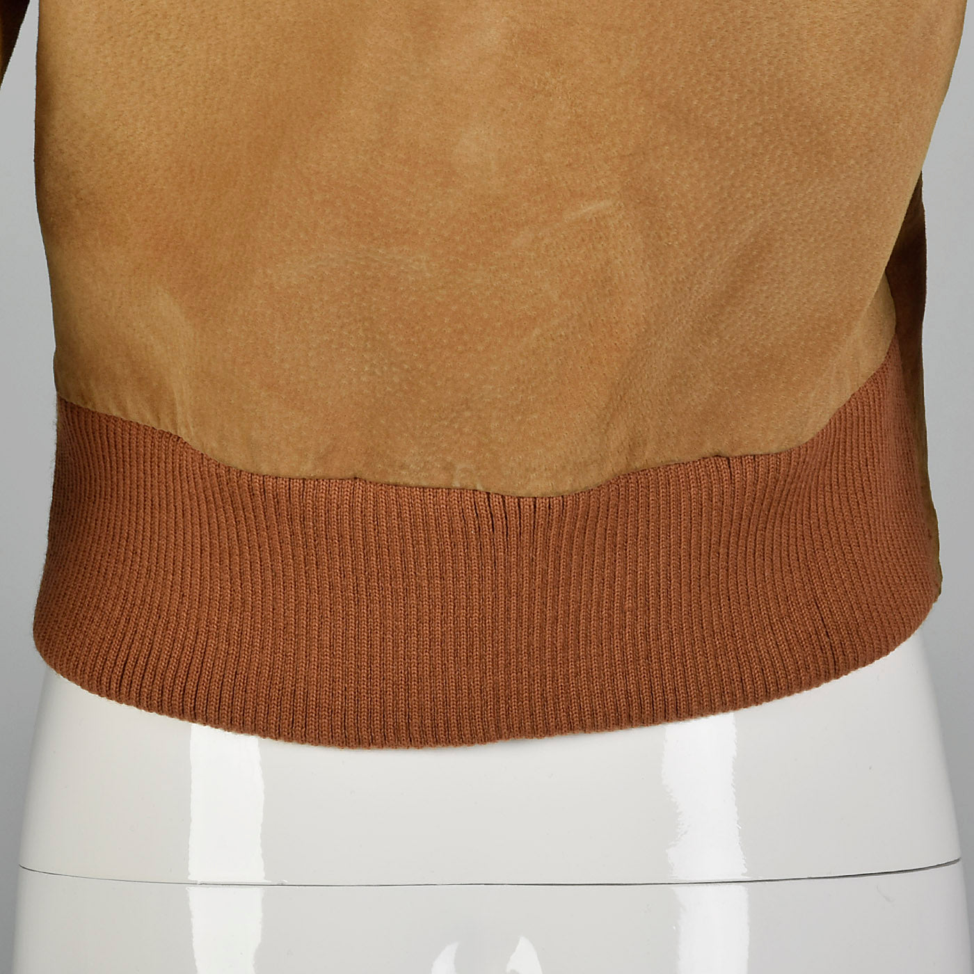 XS Yves Saint Laurent Rive Gauche 1970s Suede Biker Jacket