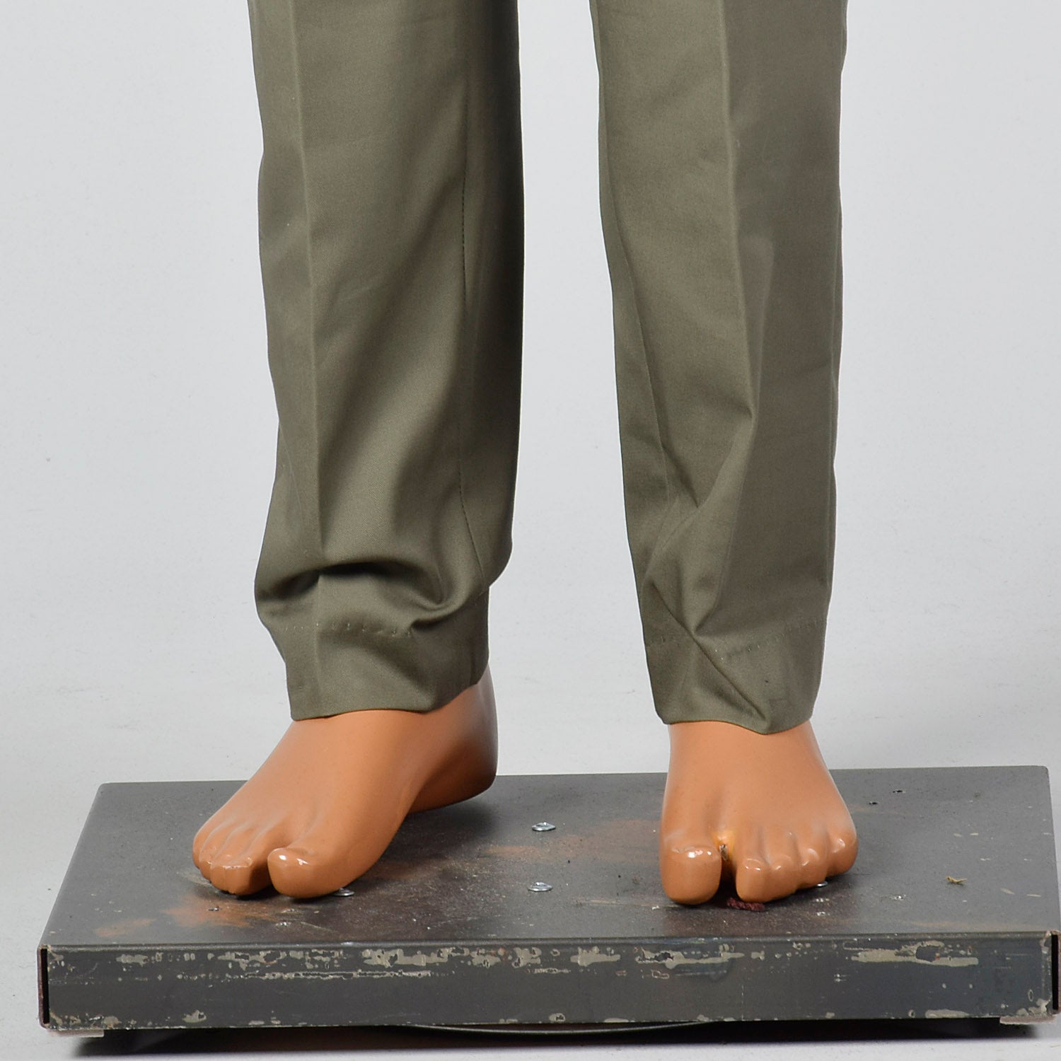 Medium 1960s Green Cotton Twill Pants