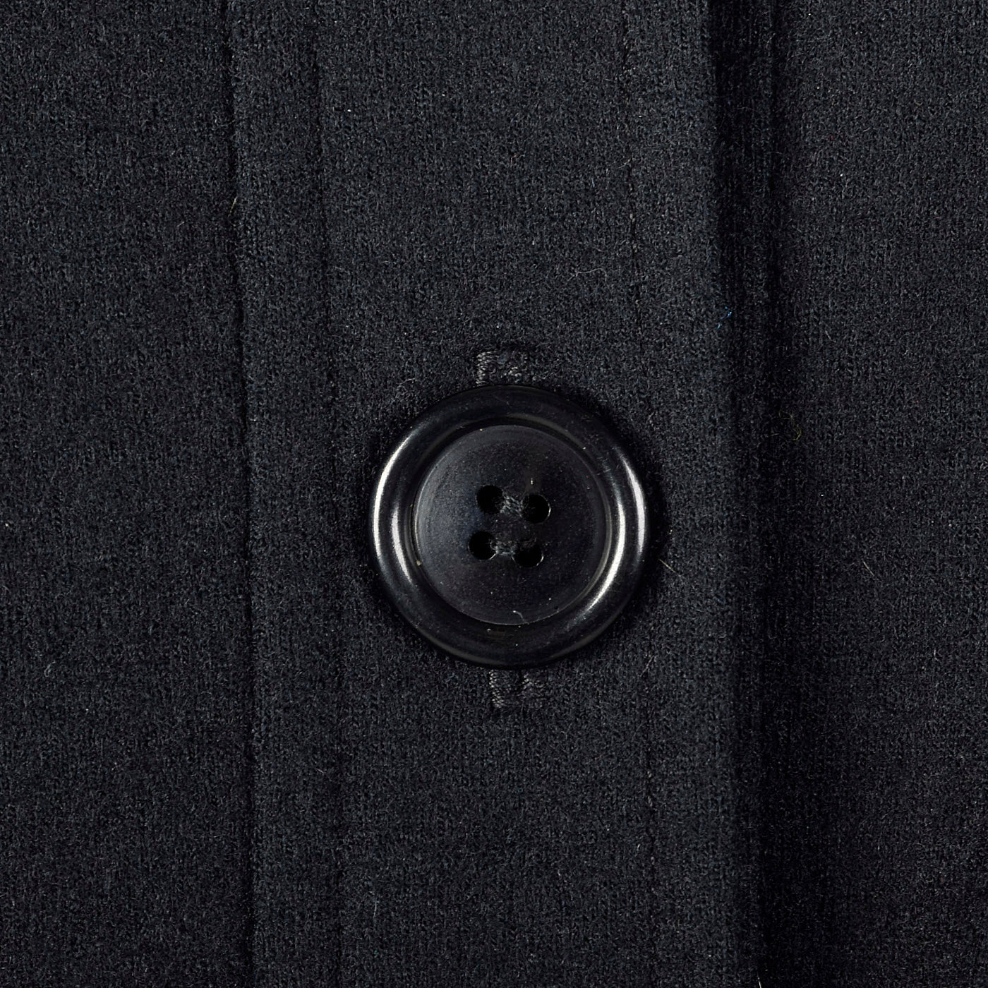 1980s Oscar de la Renta Black Wool Dress with Tie Waist