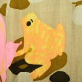1960s Novelty Frog Print Dress