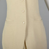 1970s Byblos High Waist Skirt and Tunic Vest Set