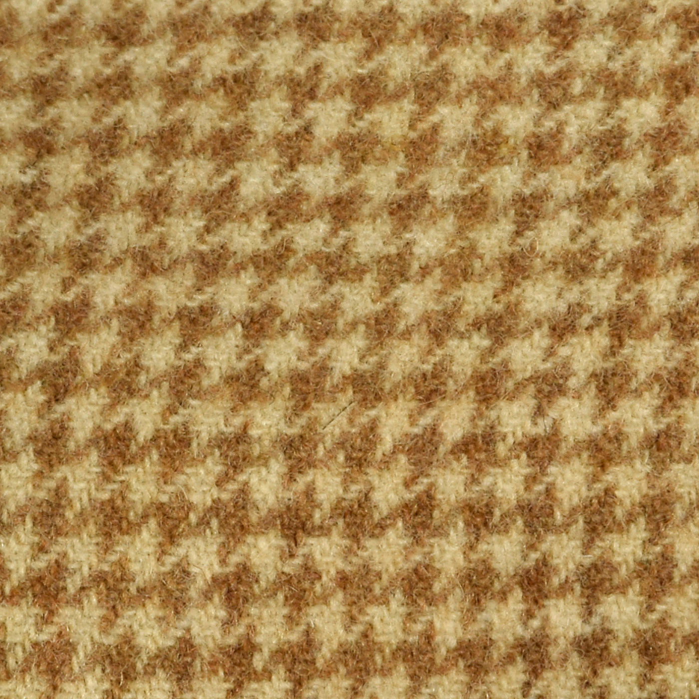 1970s Mens Houndstooth Blazer in Brown Wool