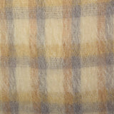 1960s Small Plaid Mohair Cheongsam Dress