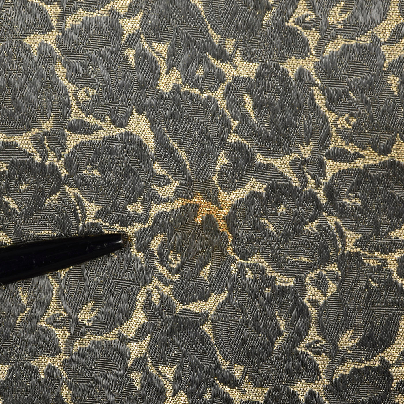 1960s Gold Brocade Dress with Matching Jacket and Velvet Detail