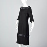 1960s Howard Greer Little Black Dress with Peekaboo Lace Hem, from 28 Shop