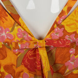 1960s Deadstock Shift Dress in a Vibrant Floral Print