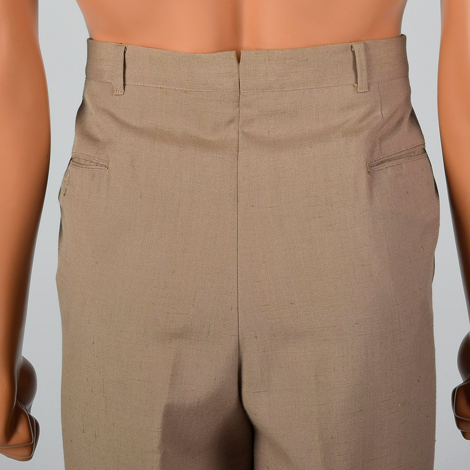 Large 1960s Palm Beach Brown Pants