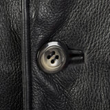 Large Guess Black Leather Jacket
