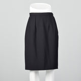1950s Classic Black Pencil Skirt