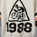 1980s Oversized Bicycle Novelty Sweater