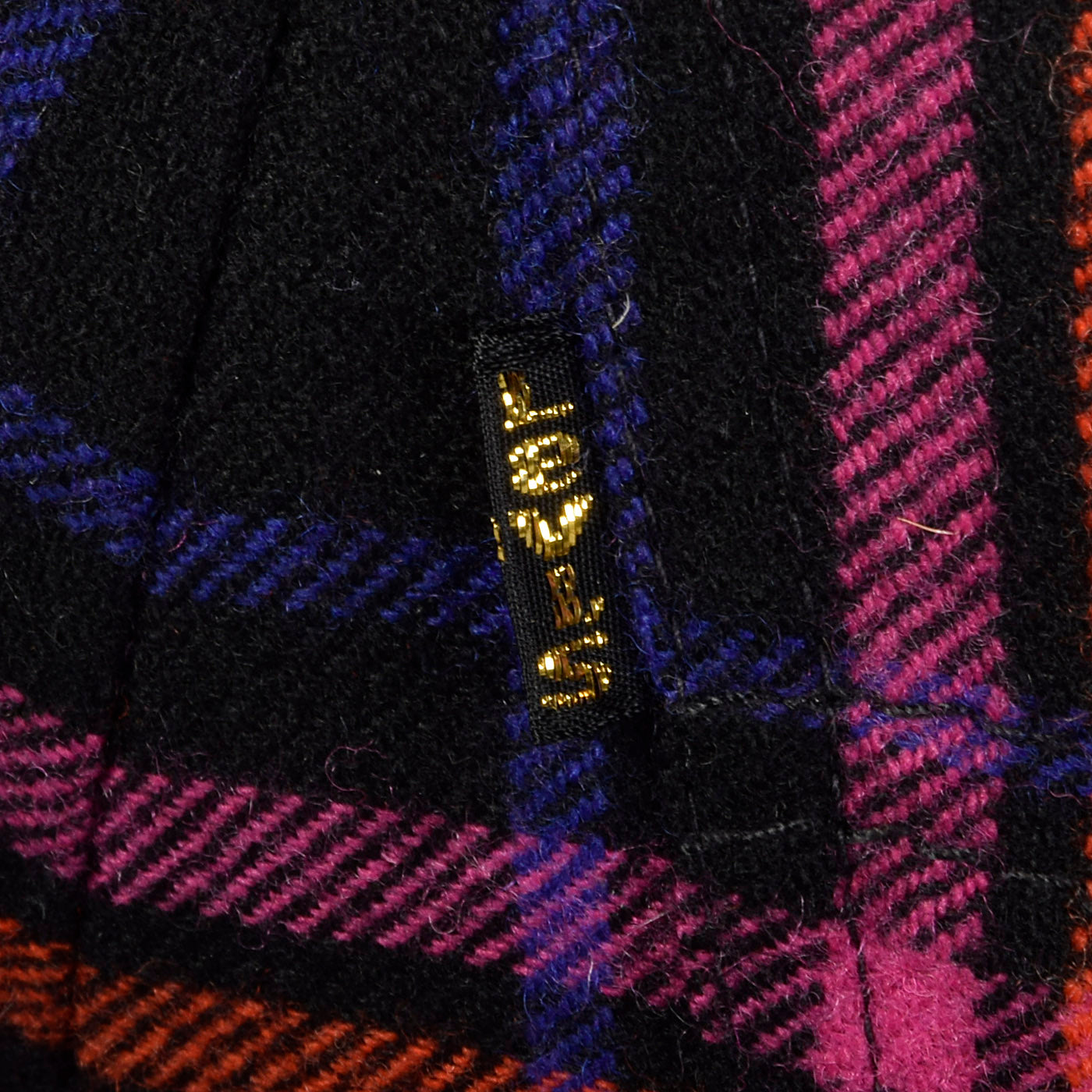 1970s Miss Levis Plaid Pants