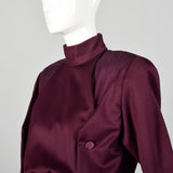 Medium Galanos 1980s Purple Dress