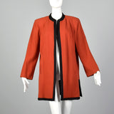 1940s Coral Tweed Clutch Coat