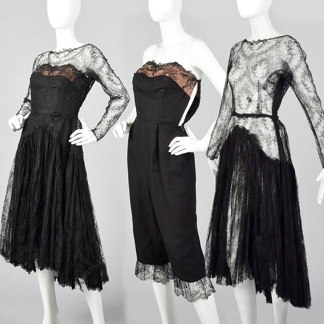 EISA Lace Dress with Jumpsuit