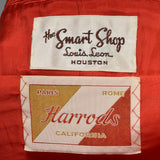 XS 1960s Harrods Red Three Piece Suit
