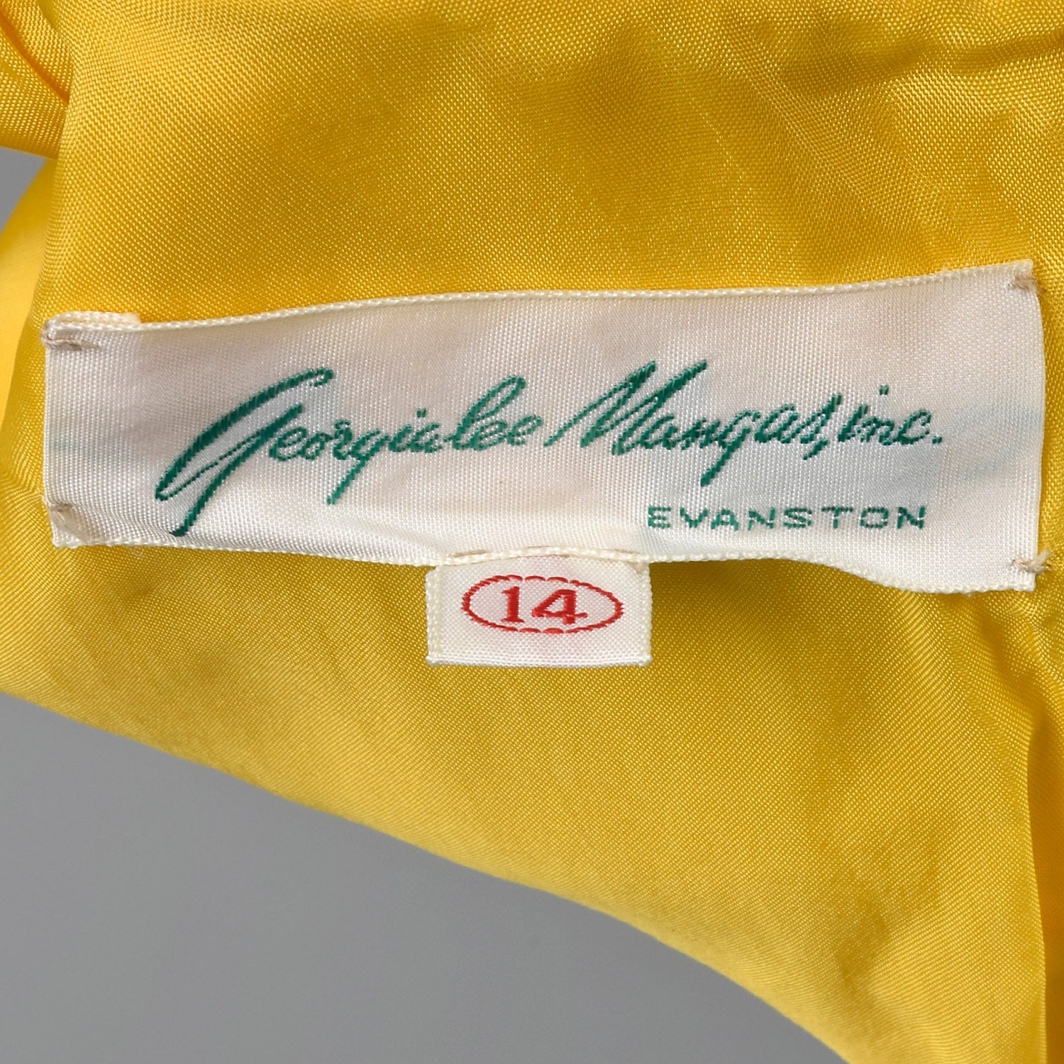 Medium 1960s Yellow Mod Dress