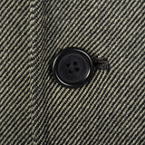 1960s Burberrys Gray Wool Overcoat