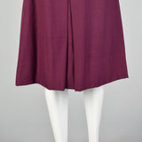 Small 1970s Donald Brooks Purple Skirt