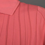 1940s Pink Swing Coat with Faux Pleats