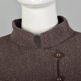 Small 1980s Blazer Jacket with Asian Inspired and symmetrical Details