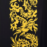 1950s Mens Deadstock Robe with Gold Dragons