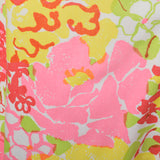 1970s Lilly Pulitzer Colorful Print Faux Wrap Mini Skirt