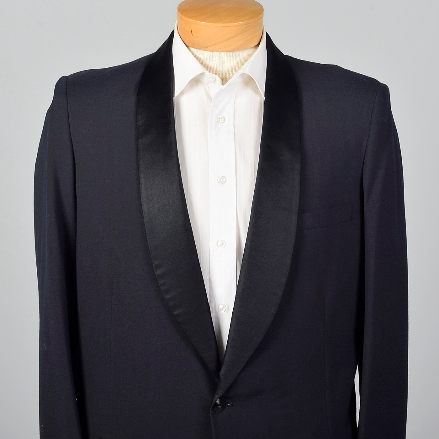 1950s Navy Shawl Collar Jacket