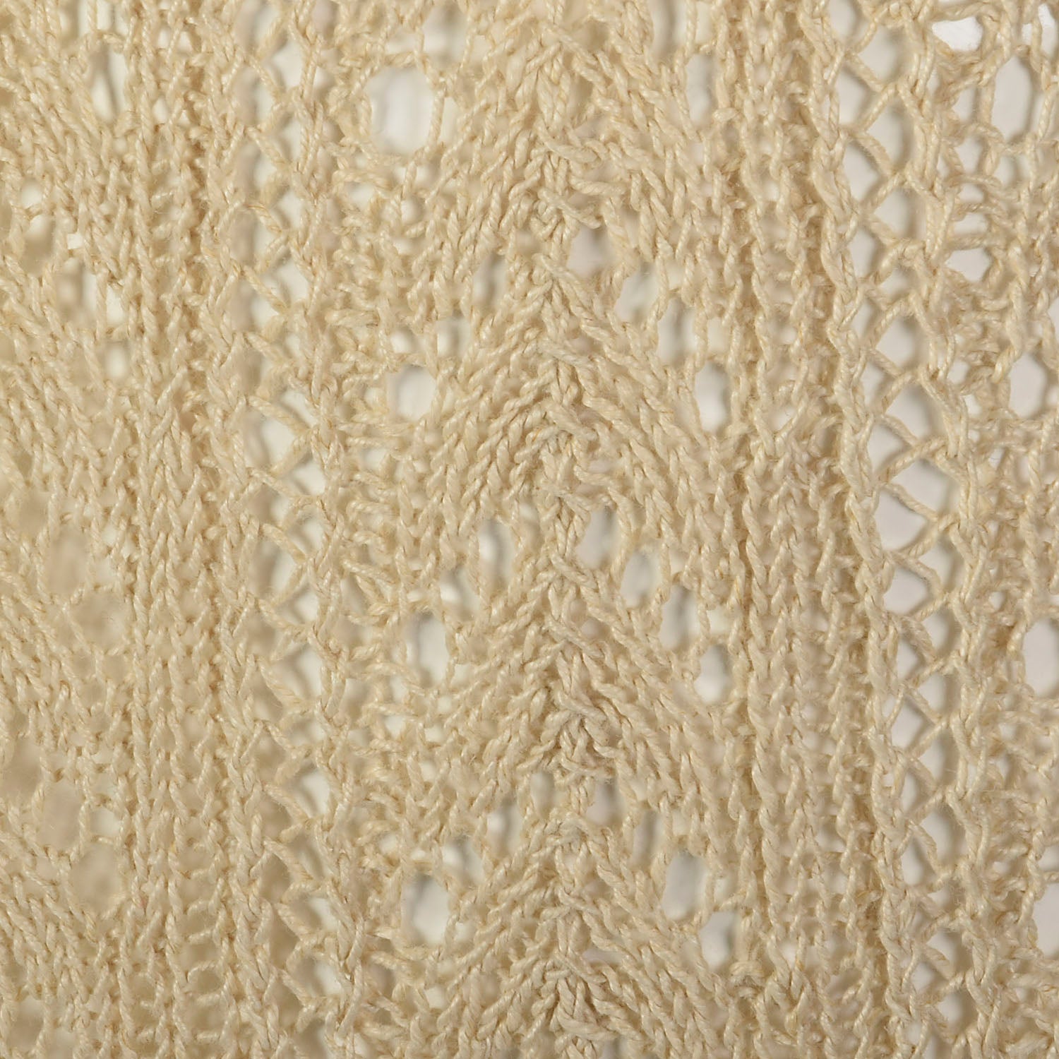 XS 1930s Hand Knit Dress Bohemian Sheer Cotton Short Sleeves
