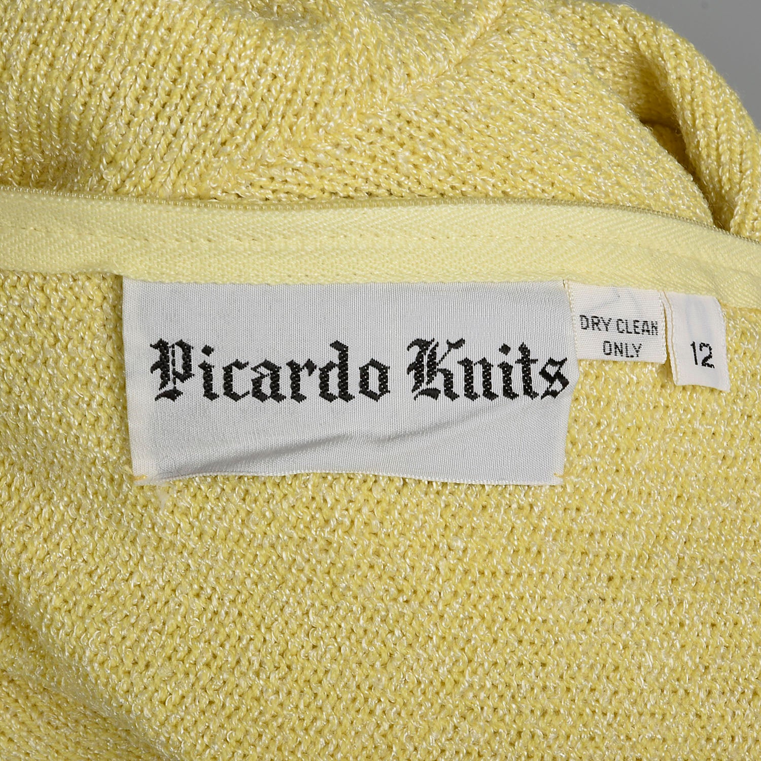 Small 1970s Novelty Horse Knit Outfit Long Sleeve Yellow Top Skirt Separates