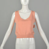 Medium 1980s St. John Set Knit Skirt Peach Shirt Striped Cardigan 3pc Ensemble
