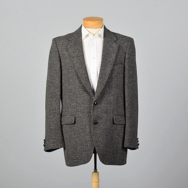1970s Harris Tweed Gray Jacket
