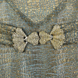 1930s Lamé Evening Dress, Formal Art Deco Gown