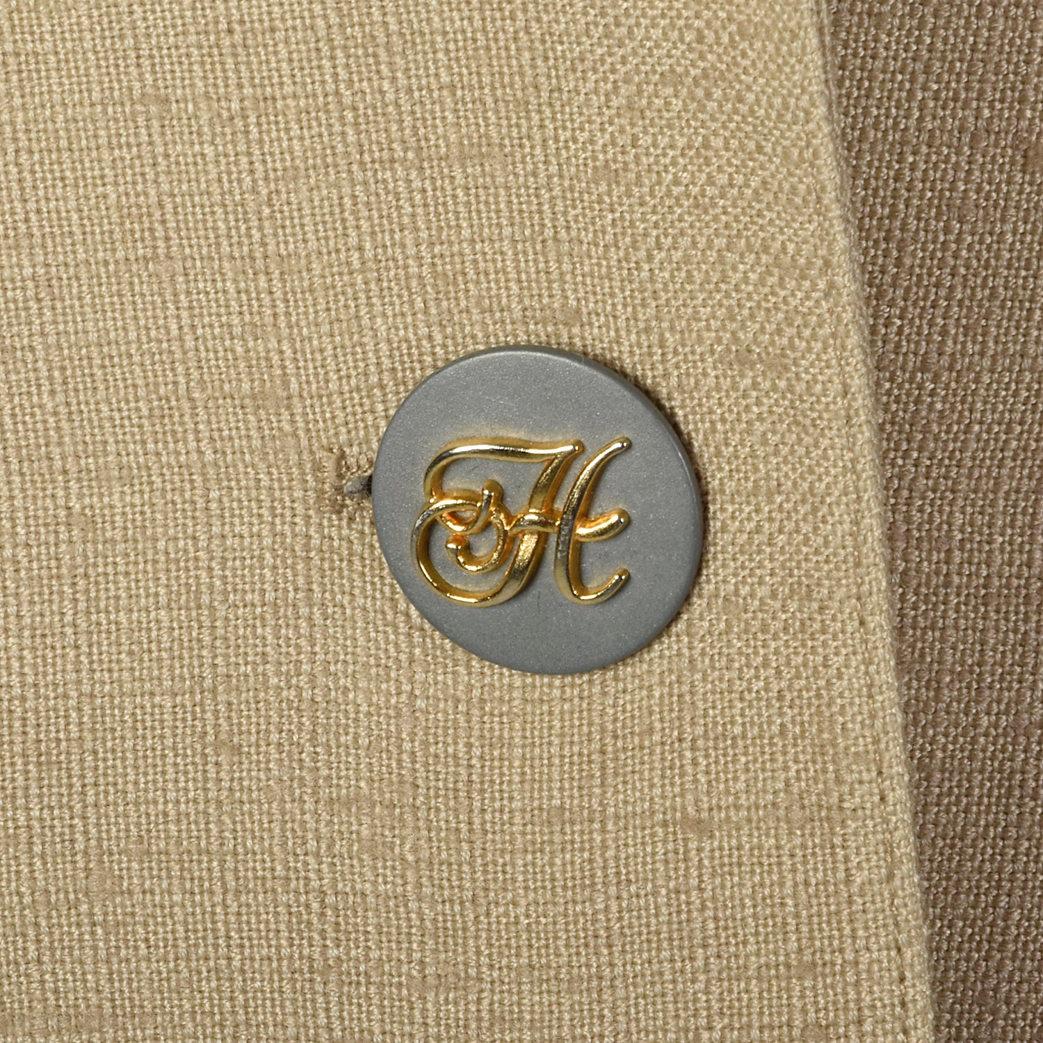 Large Hermés 1970s Tan Blazer